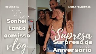 Meu primeiro presente de aniversário antecipado  Surpresa  Fiquei sem acreditar 🥰 chorei muito [upl. by Pergrim652]