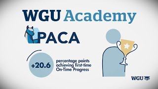 WGU Academy 20 Learn how the PACA course can help you achieve academic success [upl. by Benge]