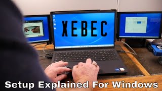 How To Hook Up The Xebec Tri Screen 2 To A Windows Laptop [upl. by Ellehcsor]