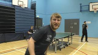 Joe Russell v Cain Fagan  Brighton TTC 3 v Horsham Spinners 2  British League  Div C6 [upl. by Labina]