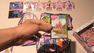 My Little Pony Friendship is Magic Trading CardsCard Binder Review amp Unboxing [upl. by Nwahsar694]