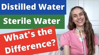 Distilled vs Sterile Water What is the Difference Life with a Vent [upl. by Finnegan]