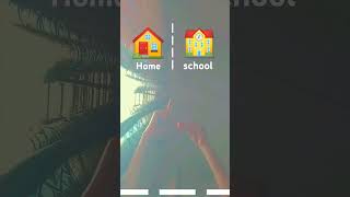 Home vs school🤧 shorts fypシ゚viral edit newviralshorts1 [upl. by Huda271]