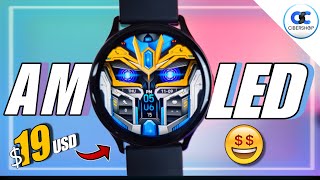 😜 UNA LOCURA POR SU PRECIO🚀 El Smartwatch BARATO de AliExpress con AMOLED [upl. by Phylis]