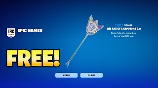 How To Get FNCS PICKAXE for FREE in Fortnite Chapter 2 REMIX [upl. by Rebak]