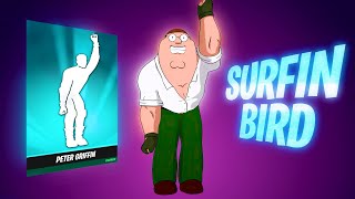 Peter Griffin EMOTE in Fortnite  Surfin Bird [upl. by Evalyn791]