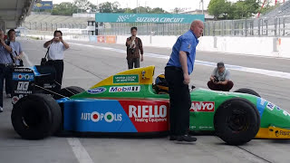 Benetton B190 B193B amp Toleman TG184 Course in SUZUKA Sound of ENGINE 2015 [upl. by Bevis10]