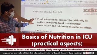 Basics of Nutrition in Intensive Care Unit ICU  TheICUChannel  ESBICM [upl. by Berman]