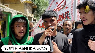 Yom e Aashura 2024  Matami Sangat Dasta e Trespone  Noha Khuwan Manzoorzoree [upl. by Nneb]