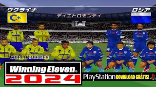 Efootball 2024 Winning Eleven PS1 Atualizado Download we 2002 [upl. by Ennoitna]