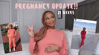 PREGNANCY UPDATE ♡2ND TRIMESTER SYMPTOMS AND CRAVINGS [upl. by Atnoed]