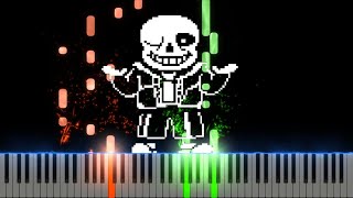 Undertale Fallen Down Piano Cover Midi tutorial Sheet app Karaoke [upl. by Lemej]