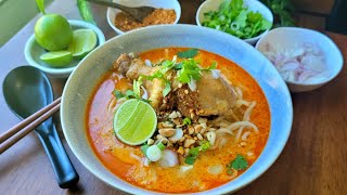 Recipe  Chicken Massaman Curry Noodles [upl. by Hluchy682]