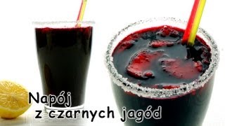 Napój z czarnych jagód  smaczneprzepisypl [upl. by Ollie552]