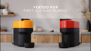 Nespresso Vertuo Pop  First use and Connectivity [upl. by Casabonne]