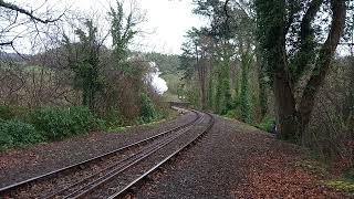 5553 Crosses the River Fowey Viaduct [upl. by Latsyc]