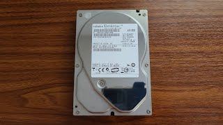 Hitachi Deskstar P7K500 HDP725016GLA380  Hard Drive Spin Up [upl. by Corry]