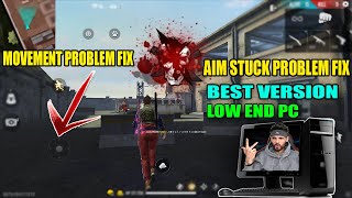 Free Fire Bluestacks Auto Aim Stuck Problem Fix Full Explain  Free Fire Best Low End Pc Emulator [upl. by Ambros]