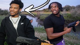 Taking Nardo Wick To A Shooting Range Gone Wrong [upl. by Enneicul]