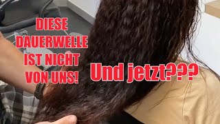 Warum fährt eine Kundin 4 h um sich eine Dauerwelle aus einem anderen Salon nachschneiden zu lassen [upl. by Silda]