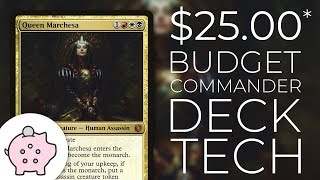 Queen Marchesa  EDH Budget Deck Tech 25  Control  Magic the Gathering  Commander [upl. by Wernsman]