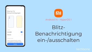 BlitzBenachrichtigung einschalten oder ausschalten  Xiaomi Android 14  HyperOS 1 [upl. by Nylde605]