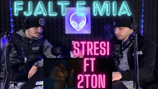 2TON X STRESI  FJALT E MIA  DANY REACTION [upl. by Nadirehs]