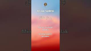 Felak Suresi [upl. by Nylinej]