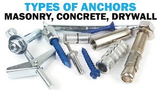 The Types of Masonry Anchors  Fasteners 101 [upl. by Nidnal380]