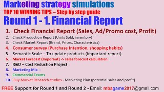 MarkStrat Simulation Markstrat Guide Winning Tips for MarkStrat Simulation Round 1 Part 1 [upl. by Sharman395]