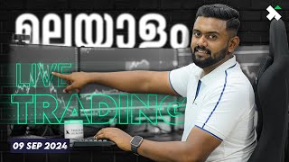 മലയാളം Live Trading SEP 10  PRICE ACTION MOMENTUM TRADING Bank Nifty option trading Nifty 50TMA [upl. by Odysseus]