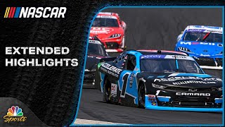 NASCAR Xfinity Series EXTENDED HIGHLIGHTS Road America 180  72923  Motorsports on NBC [upl. by Ecnarretal859]