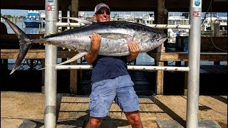 MASSIVE Yellowfin TUNA Catch Clean Cook 2 Recipes 1 Video [upl. by Wirth]