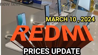 REDMI PRICES UPDATE NOTE13NOTE13PRONOTE13PRO5GNOTE13PRO5GREDMI13CWATCH4 [upl. by Neeuq53]