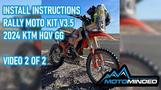 Rally Moto Kit v3 5 2024 install instructions part 2of 2 [upl. by Ahsiea]