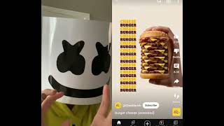 Burger cheeseburger cheeseburger cheese loop meme V2 [upl. by Cissej]