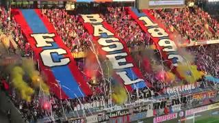 FC Basel  GC  Choreo Stimmung und Pokalübergabe [upl. by Calista]