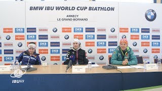 ALGB17 Womens Mass Start Press Conference [upl. by Sheffield521]