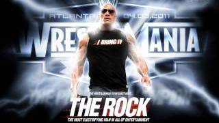 The Rock Theme Song 2011 Arena Effect with Crowd [upl. by Arlana]