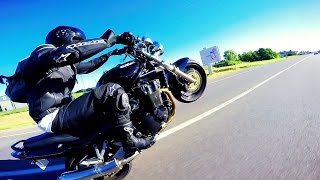 WHEELIES  BANDIT 1200 x Z750 x HORNET 600 [upl. by Zelig]