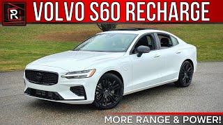 The 2023 Volvo S60 Recharge Black Edition Is A Reworked Electrified Luxury Sedan [upl. by Pulsifer]