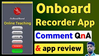 Onboard screen recorder for Pc  Onboard recorder app review  Onboard screen recorder for laptop [upl. by Jacinto]