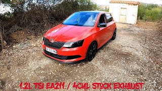 SKODA FABIA Mk3  12l TSi  CatBack Tailored  INOX WITH VALVE DP STOCK  By proweldexhaust [upl. by Ardnohsed203]