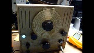 Circa 1946 Triplett model 2432 RF signal generator repair [upl. by Odrarebe]