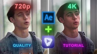 4K After Effects Quality  Best Topaz Settings  Free CC [upl. by Arem]