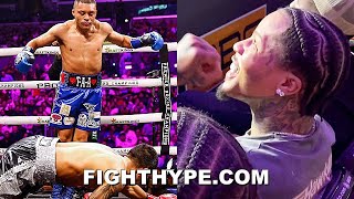 GERVONTA DAVIS IMMEDIATE REACTION TO ISAAC CRUZ BRUTAL KNOCKOUT OF RAMIREZ FROM RINGSIDE [upl. by Ardiek]