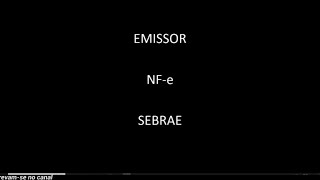 EMISSOR NFe SEBRAE 1 [upl. by Odnuges59]