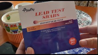 Lead Test Swabs for Dishes amp Cups [upl. by Nessaj]