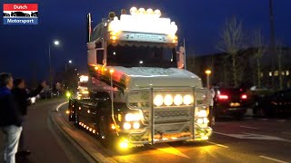 Tuned Trucks leaving Mega Trucks Festival 2022 [upl. by Ennayhc]