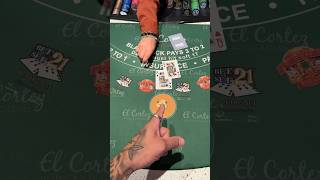 One of the best plays of my life 😂 casino gamble gambling blackjack [upl. by Rajewski830]